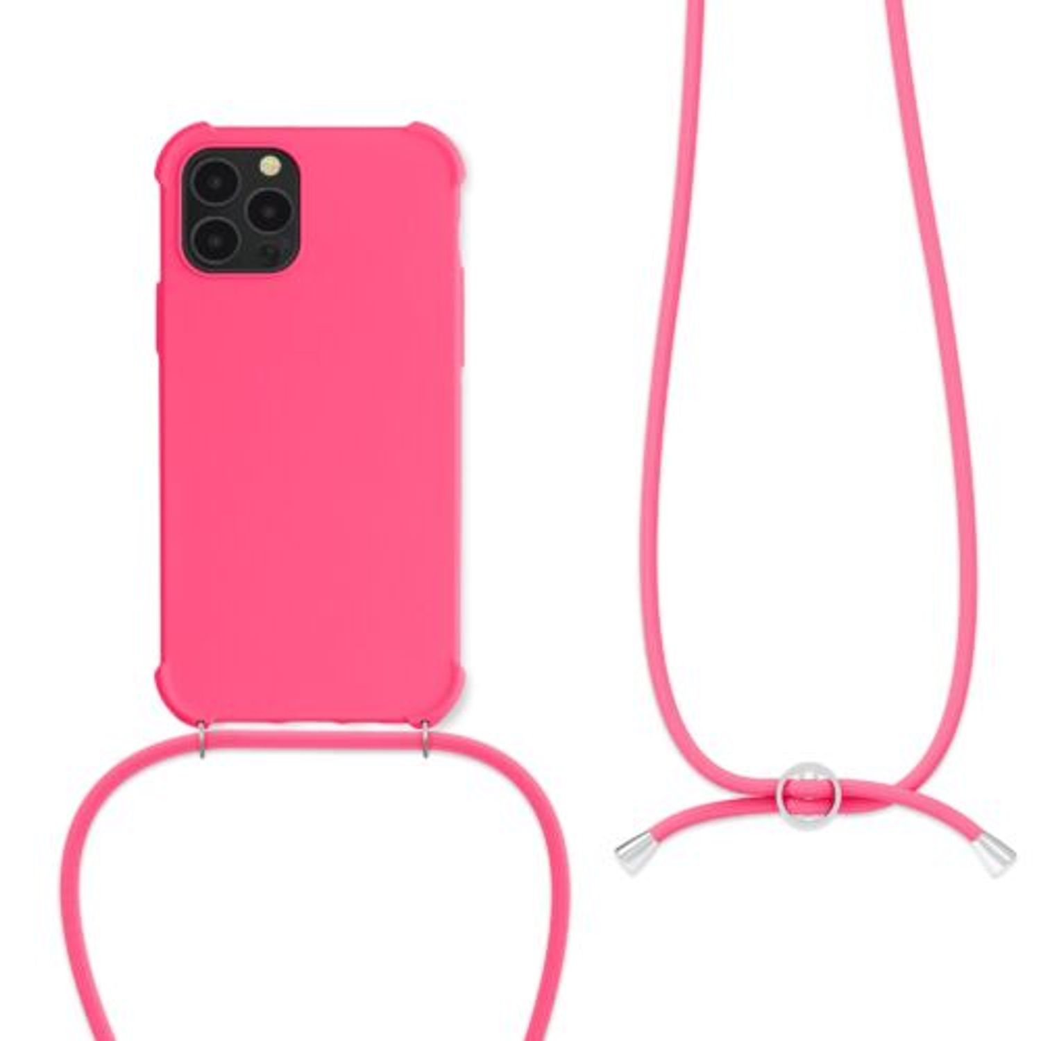 Husa pentru Apple iPhone 12/iPhone 12 Pro, Silicon, Roz, 53840.77 fotografia produsului View 2 L
