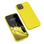 Husa pentru Apple iPhone 13, Silicon, Galben, 55948.165, Kwmobile fotografia produsului View 5 S
