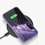Husa pentru Apple iPhone 13, Silicon, Mov, 55948.222, Kwmobile fotografia produsului View 9 S