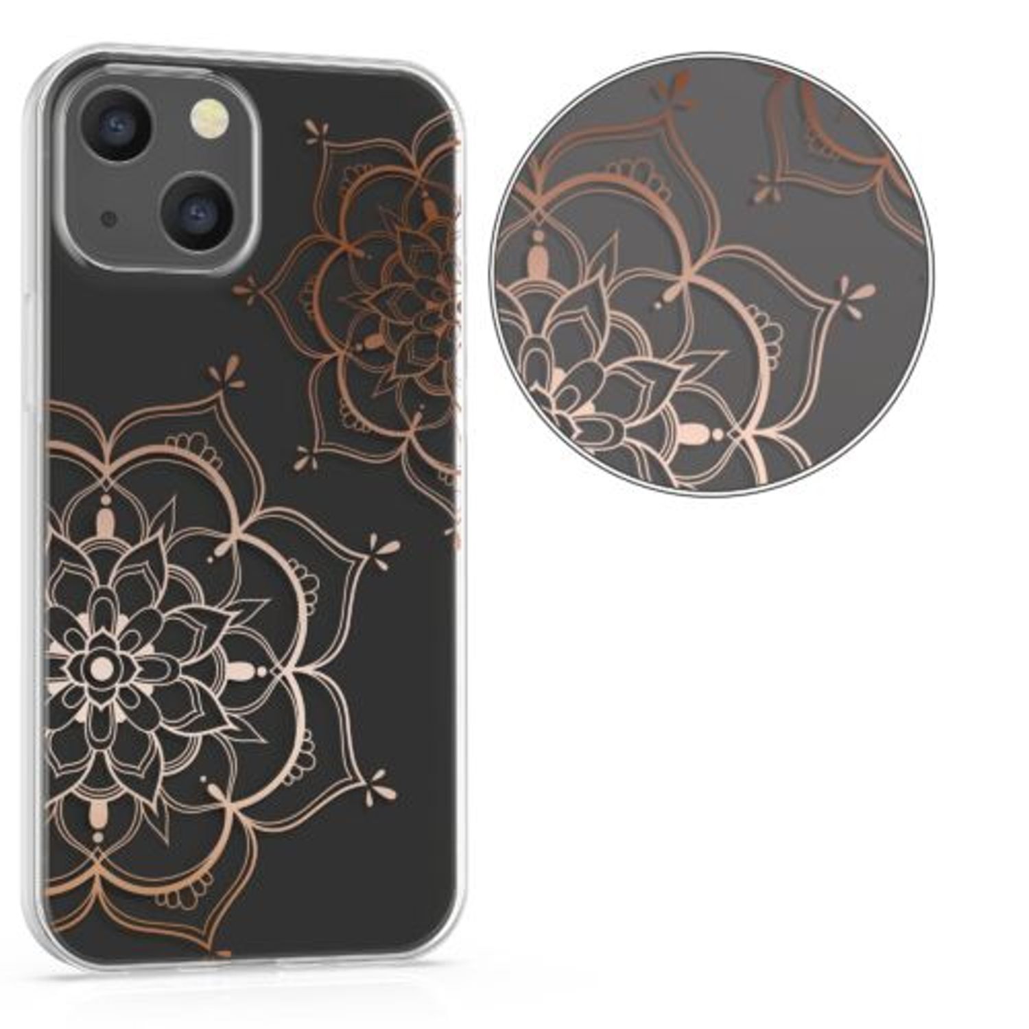 Husa pentru Apple iPhone 13, Silicon, Transparent, 57143.03, Kwmobile fotografia produsului View 9 L