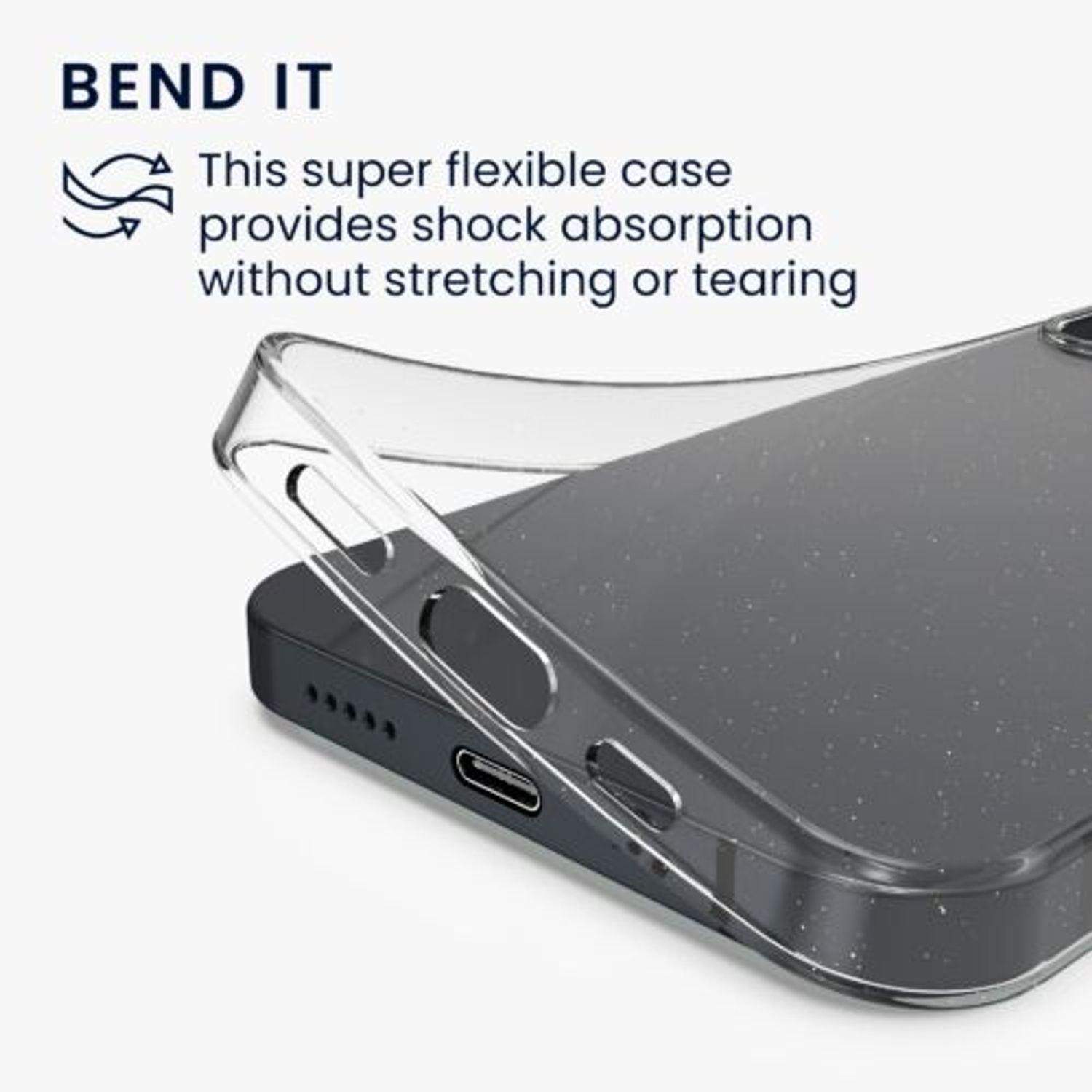 Husa pentru Apple iPhone 13, Silicon, Transparent, 56798.01, Kwmobile fotografia produsului View 4 L