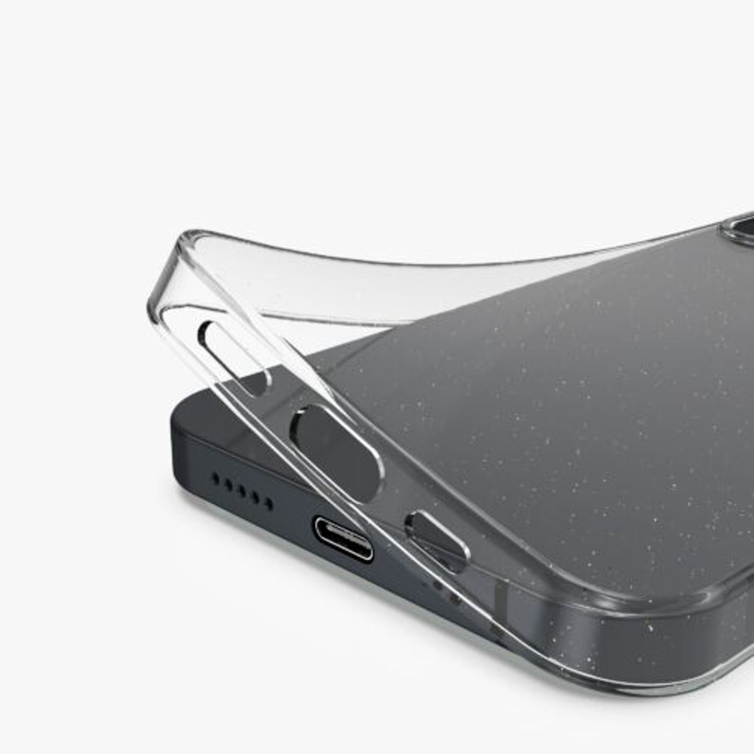 Husa pentru Apple iPhone 13, Silicon, Transparent, 56798.01, Kwmobile fotografia produsului View 8 L