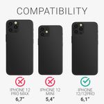 Husa pentru Apple iPhone 12/iPhone 12 Pro, Silicon, Negru, 53840.01 fotografia produsului View 6 S