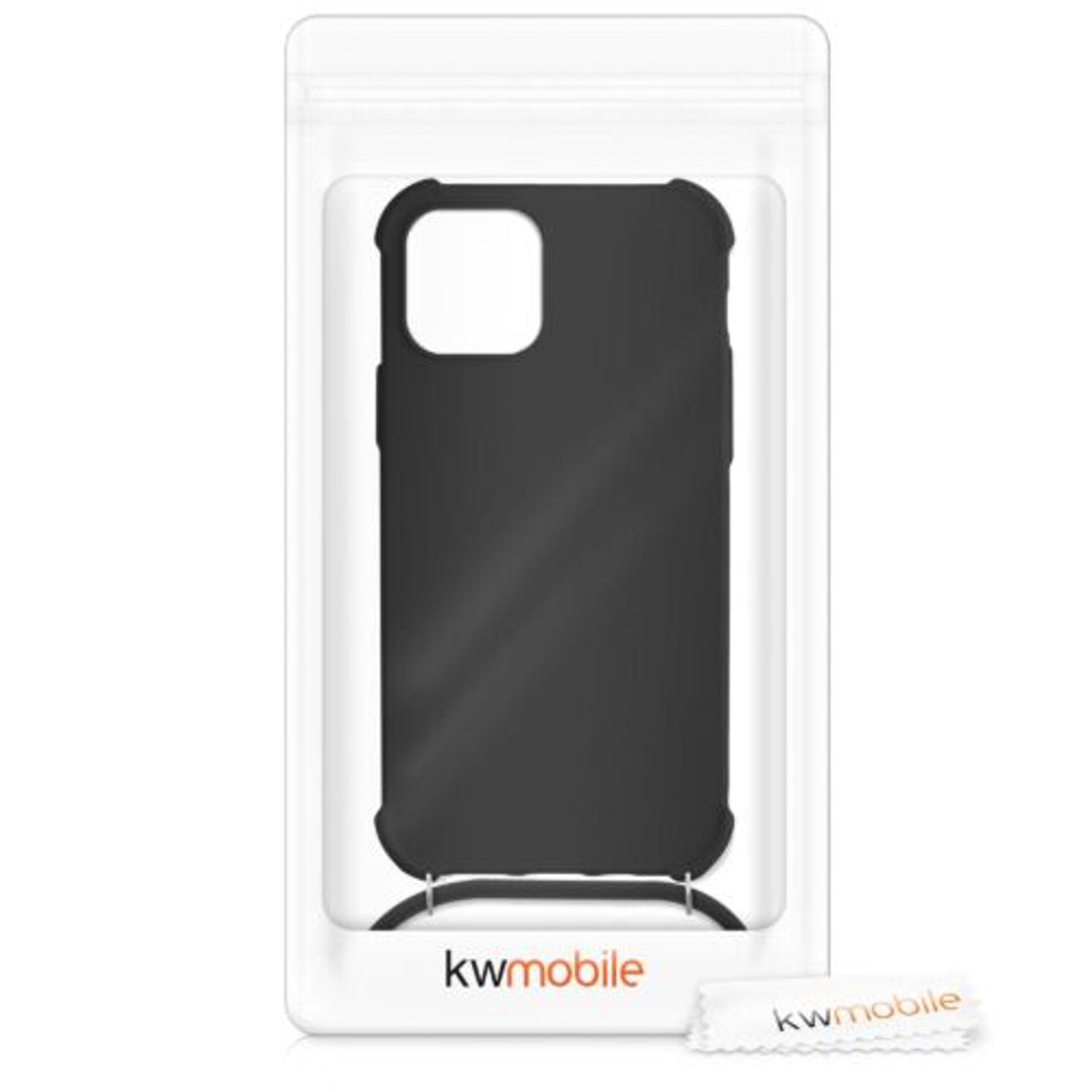 Husa pentru Apple iPhone 12/iPhone 12 Pro, Silicon, Negru, 53840.01 fotografia produsului View 7 L