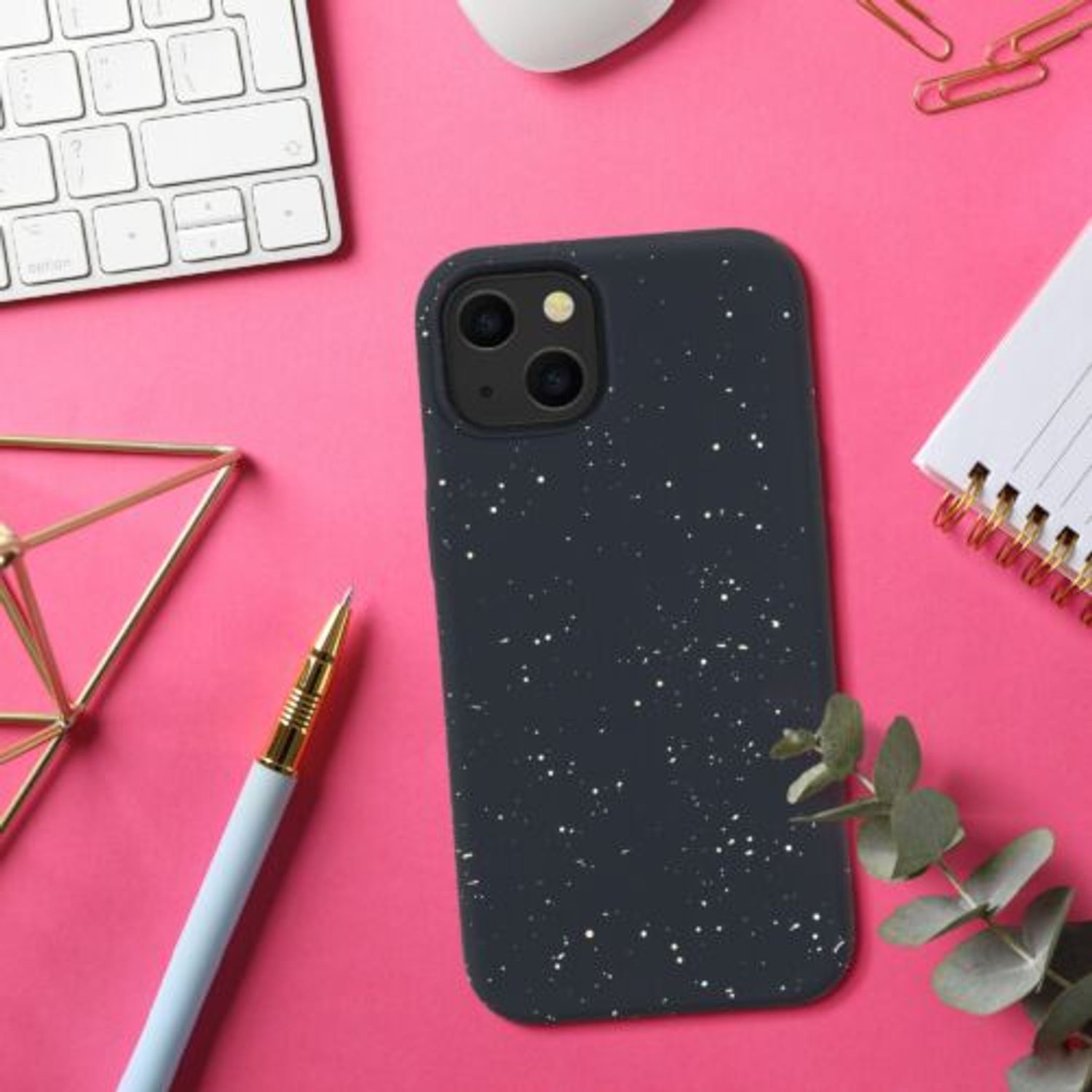 Husa pentru Apple iPhone 13, Silicon, Negru, 56446.03, Kwmobile fotografia produsului View 5 L