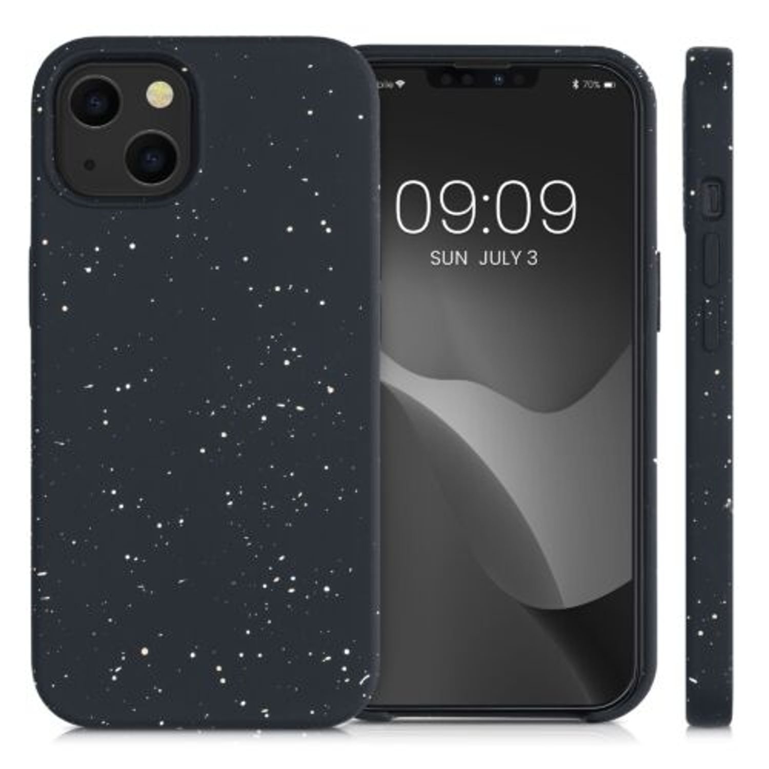 Husa pentru Apple iPhone 13, Silicon, Negru, 56446.03, Kwmobile fotografia produsului View 2 L