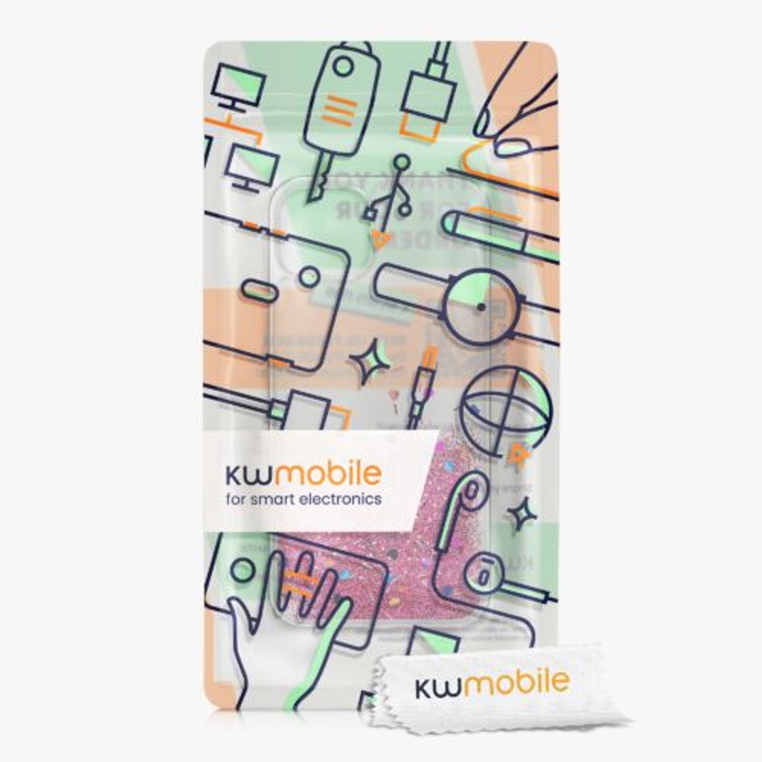 Husa pentru Apple iPhone 13, Silicon, Multicolor, 56809.01, Kwmobile fotografia produsului View 9 L
