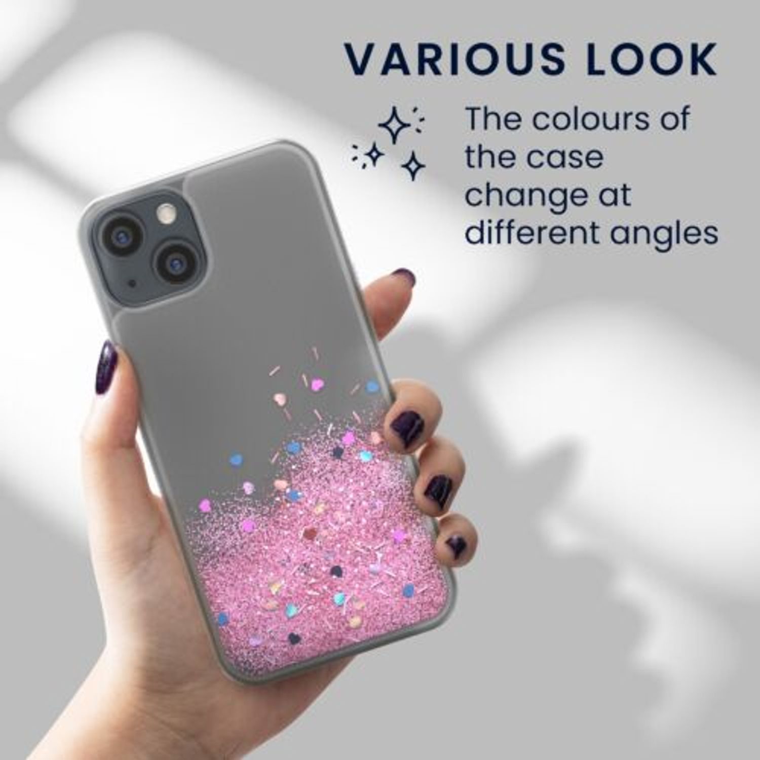 Husa pentru Apple iPhone 13, Silicon, Multicolor, 56809.01, Kwmobile fotografia produsului View 7 L