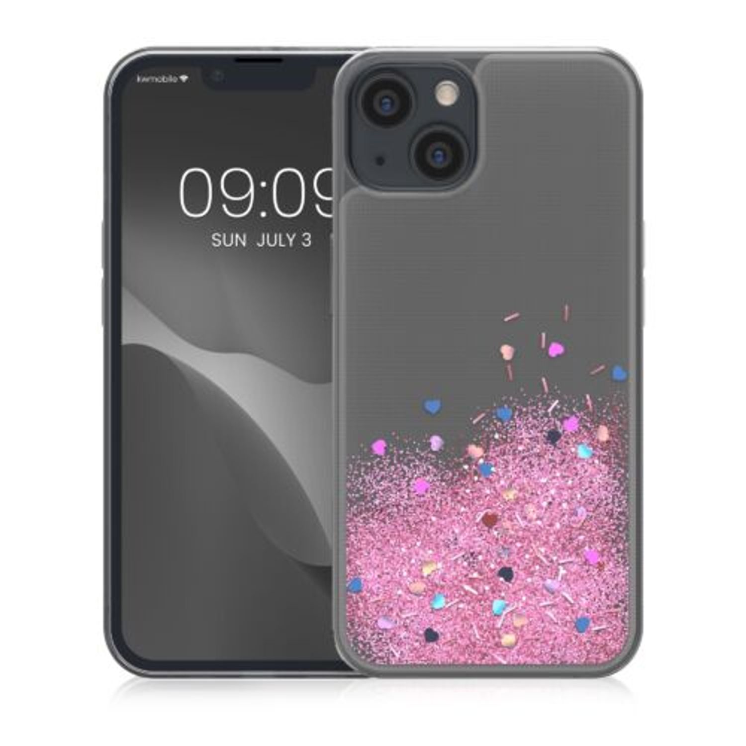 Husa pentru Apple iPhone 13, Silicon, Multicolor, 56809.01, Kwmobile fotografia produsului View 4 L