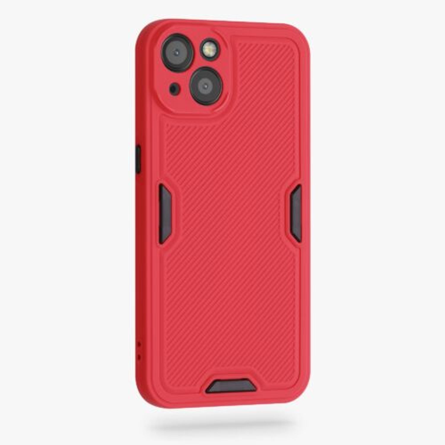 Husa pentru Apple iPhone 13, Silicon, Rosu, 56701.09, Kwmobile fotografia produsului View 5 L