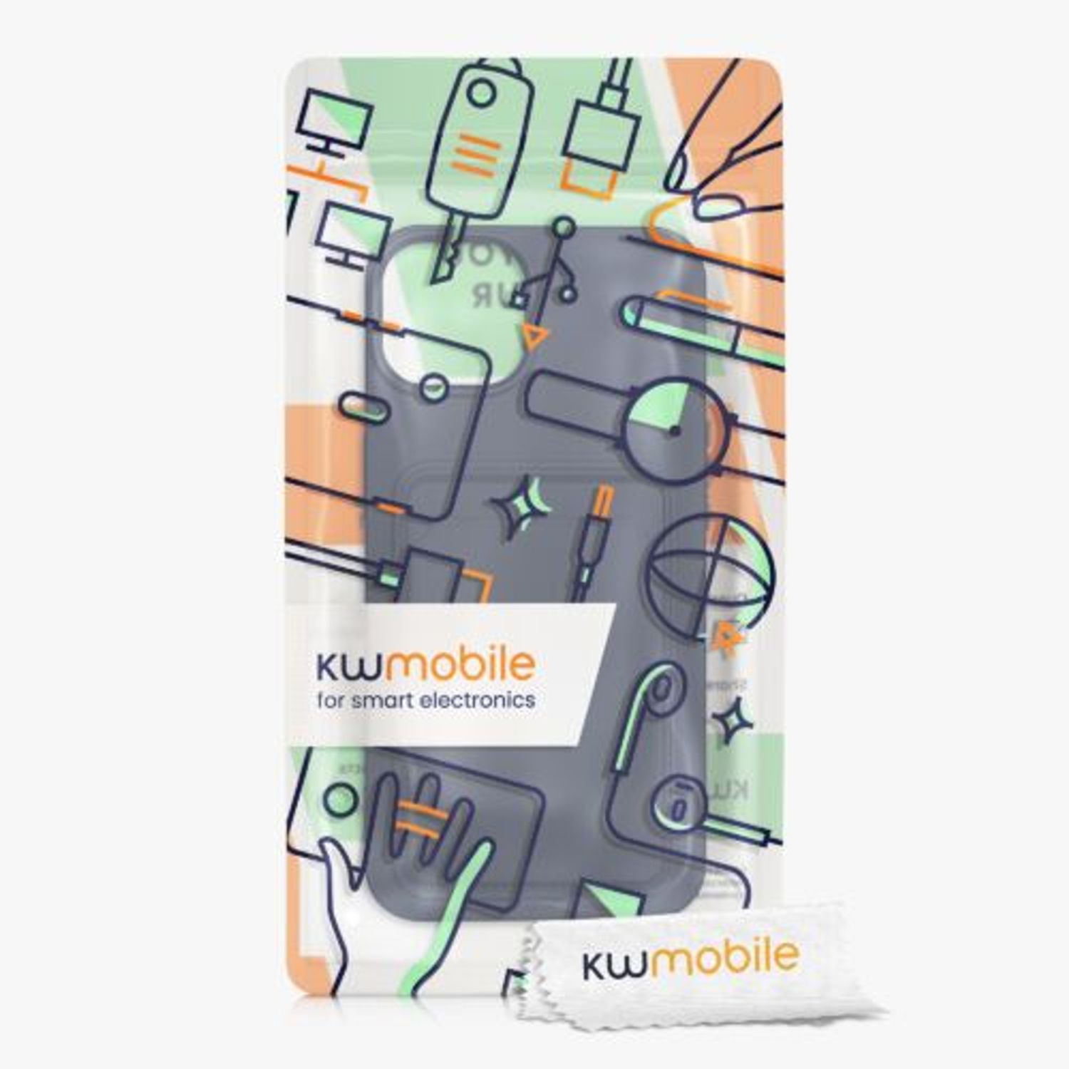 Husa pentru Apple iPhone 13, Silicon, Albastru, 55955.17, Kwmobile fotografia produsului View 8 L