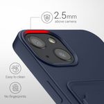Husa pentru Apple iPhone 13, Silicon, Albastru, 55955.17, Kwmobile fotografia produsului View 4 S
