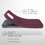 Husa pentru Apple iPhone 13, Silicon, Violet, 55955.190, Kwmobile fotografia produsului View 16 S