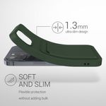 Husa pentru Apple iPhone 13, Silicon, Verde, 55955.80, Kwmobile fotografia produsului View 6 S
