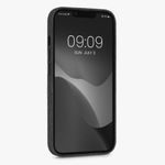Husa pentru Apple iPhone 13, Textil, Gri, 56771.19, Kwmobile fotografia produsului View 3 S