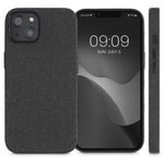 Husa pentru Apple iPhone 13, Textil, Gri, 56771.19, Kwmobile fotografia produsului View 2 S