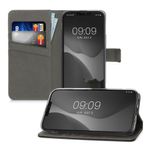 Husa pentru Apple iPhone 13 Mini, Piele ecologica, Negru, 55935.04, Kwmobile fotografia produsului View 6 S