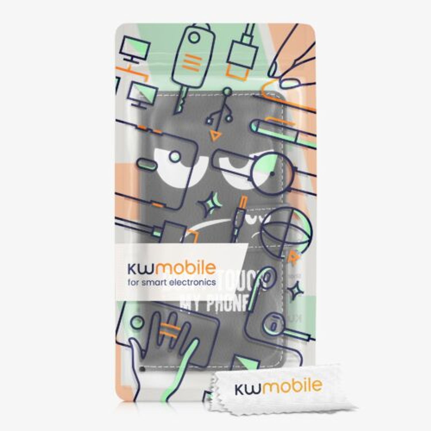 Husa pentru Apple iPhone 13 Mini, Piele ecologica, Negru, 55935.04, Kwmobile fotografia produsului View 7 L