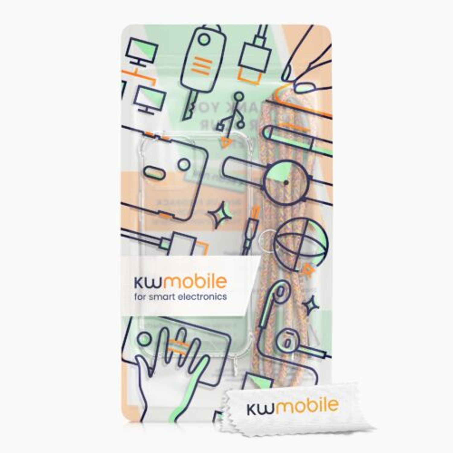 Husa pentru Apple iPhone 13 Mini, Silicon, Transparent, 55932.08, Kwmobile fotografia produsului View 2 L