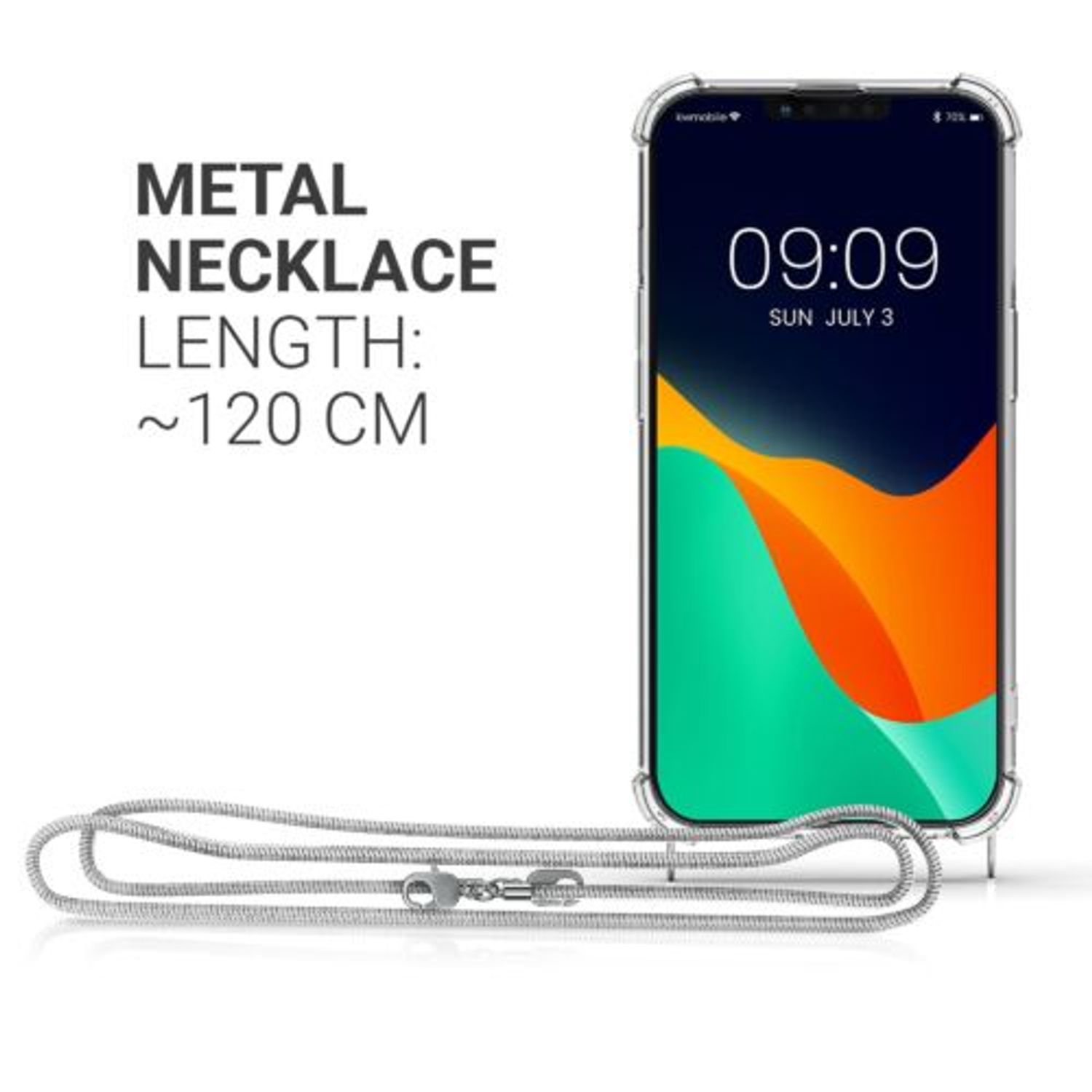 Husa pentru Apple iPhone 13 Mini, Silicon, Transparent, 55934.35, Kwmobile fotografia produsului View 4 L