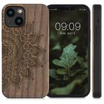 Husa pentru Apple iPhone 13 Mini, Lemn, Maro, 55936.04, Kwmobile fotografia produsului View 2 S