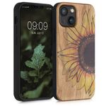 Husa pentru Apple iPhone 13 Mini, Lemn, Multicolor, 55936.05, Kwmobile fotografia produsului