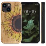 Husa pentru Apple iPhone 13 Mini, Lemn, Multicolor, 55936.05, Kwmobile fotografia produsului View 2 S
