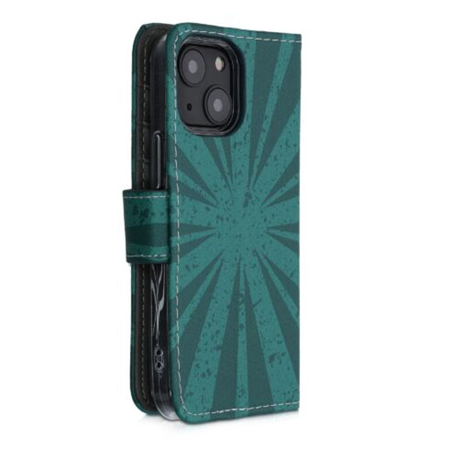 Husa pentru Apple iPhone 13 Mini, Piele ecologica, Multicolor, 55935.06, Kwmobile fotografia produsului View 3 L