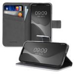 Husa pentru Apple iPhone 13 Mini, Piele ecologica, Alb, 55935.05, Kwmobile fotografia produsului View 2 S