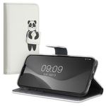 Husa pentru Apple iPhone 13 Mini, Piele ecologica, Alb, 55935.05, Kwmobile fotografia produsului View 4 S