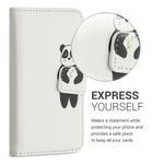 Husa pentru Apple iPhone 13 Mini, Piele ecologica, Alb, 55935.05, Kwmobile fotografia produsului View 6 S