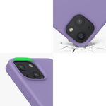 Husa pentru Apple iPhone 13 Mini, Silicon, Mov, 55877.222, Kwmobile fotografia produsului View 9 S