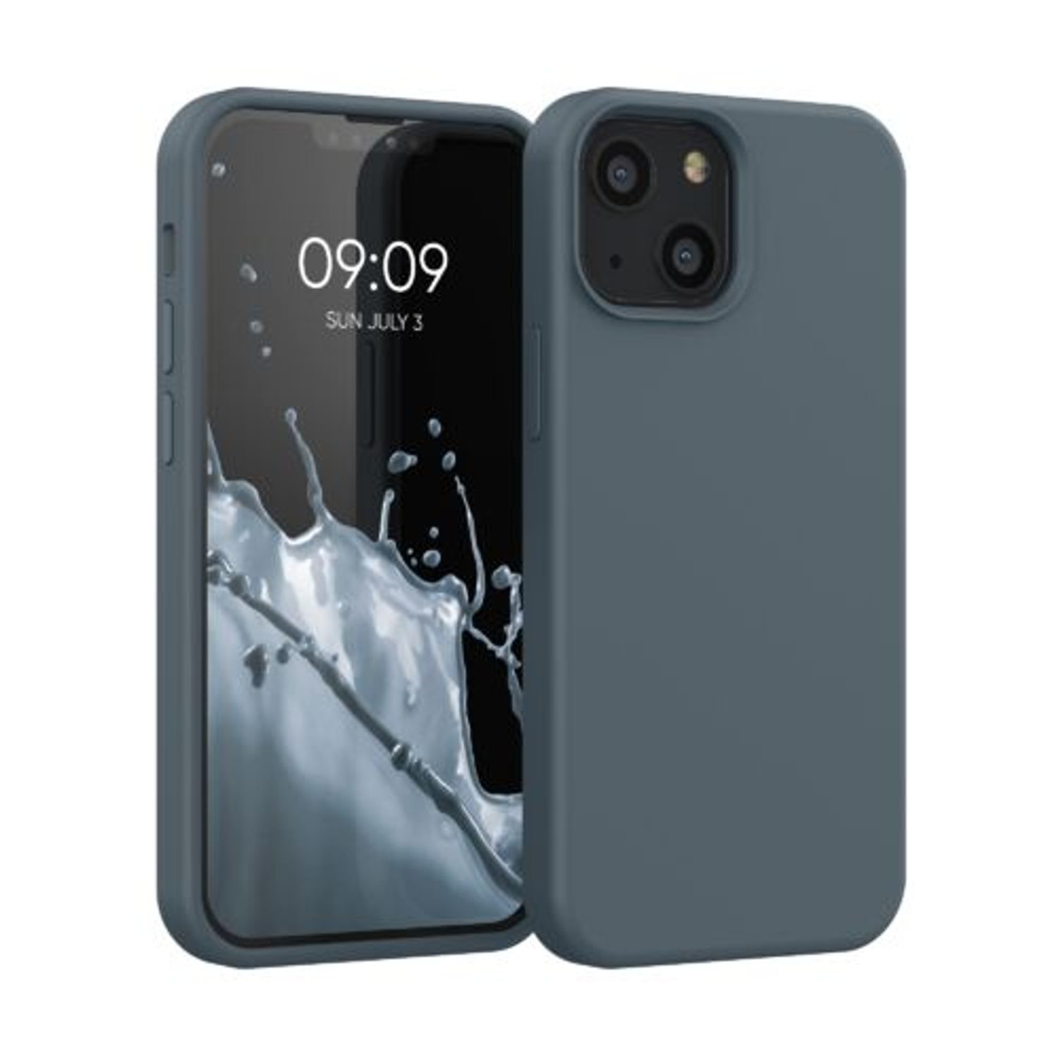 Husa pentru Apple iPhone 13 Mini, Silicon, Verde, 55877.202, Kwmobile fotografia produsului