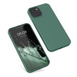 Husa pentru Apple iPhone 13 Mini, Silicon, Verde, 55931.166, Kwmobile fotografia produsului View 2 S