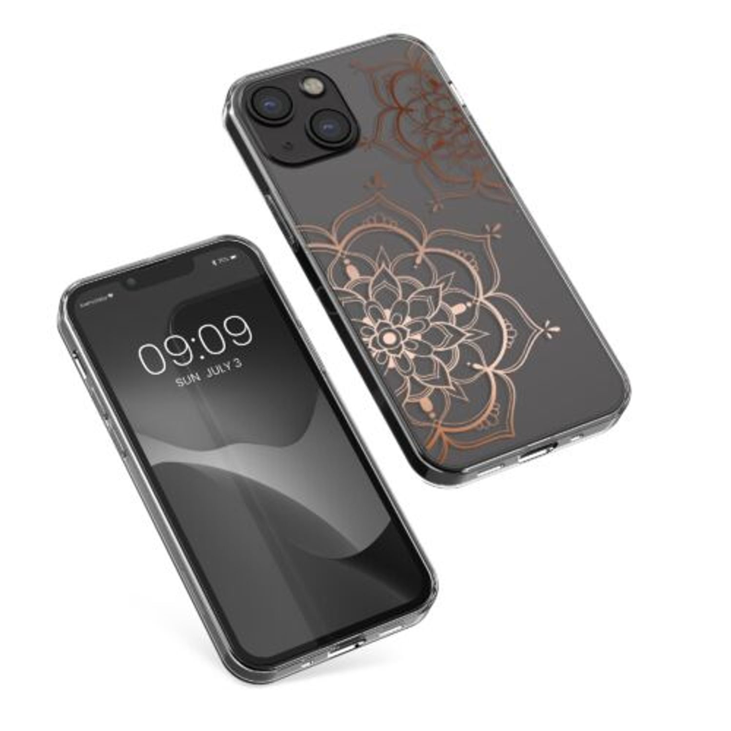 Husa pentru Apple iPhone 13 Mini, Silicon, Transparent, 57142.01, Kwmobile fotografia produsului View 2 L