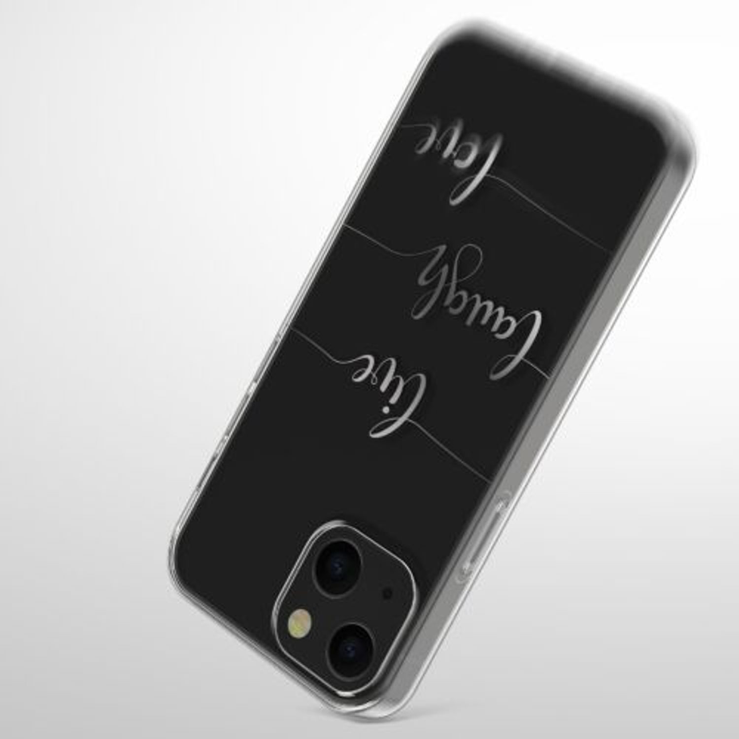 Husa pentru Apple iPhone 13 Mini, Silicon, Transparent, 57142.02, Kwmobile fotografia produsului View 8 L