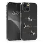 Husa pentru Apple iPhone 13 Mini, Silicon, Transparent, 57142.02, Kwmobile fotografia produsului