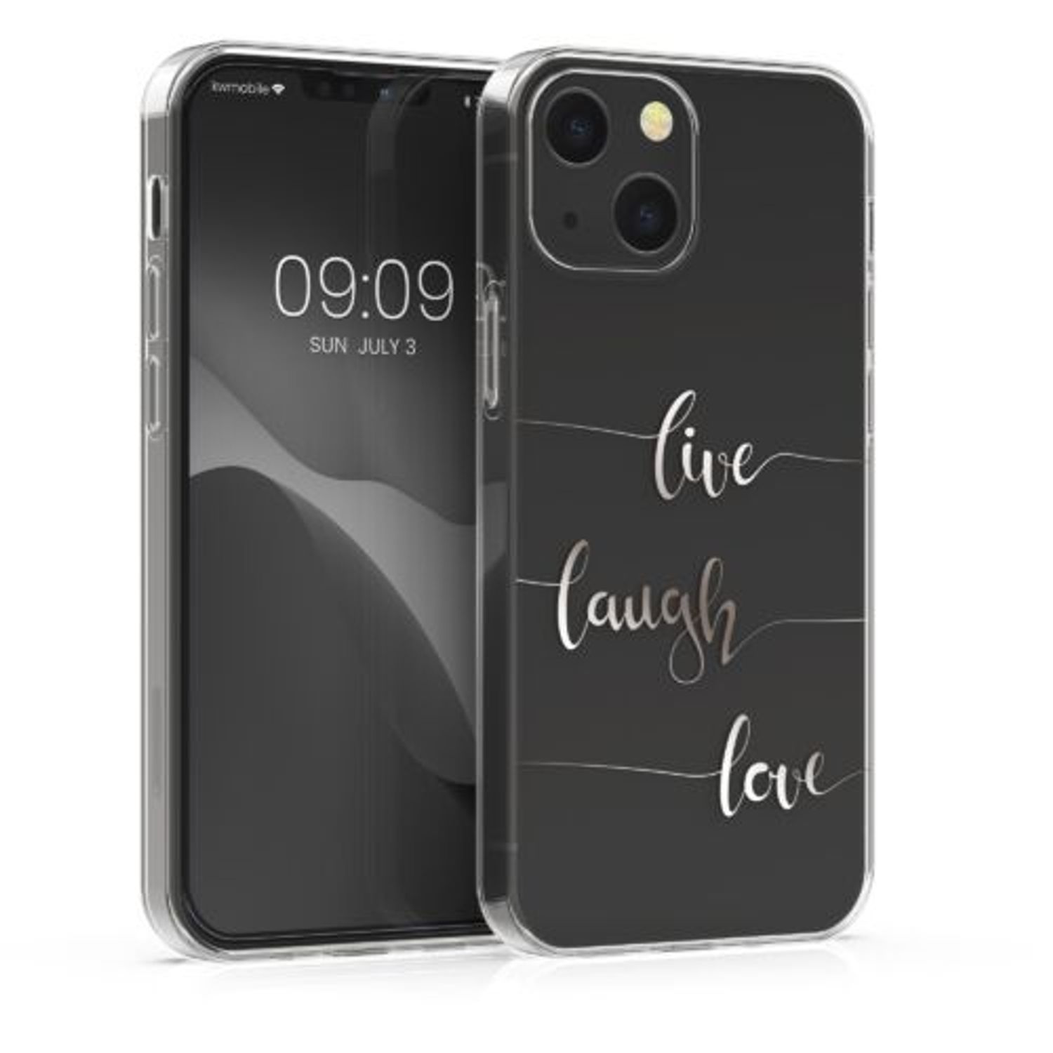 Husa pentru Apple iPhone 13 Mini, Silicon, Transparent, 57142.02, Kwmobile fotografia produsului