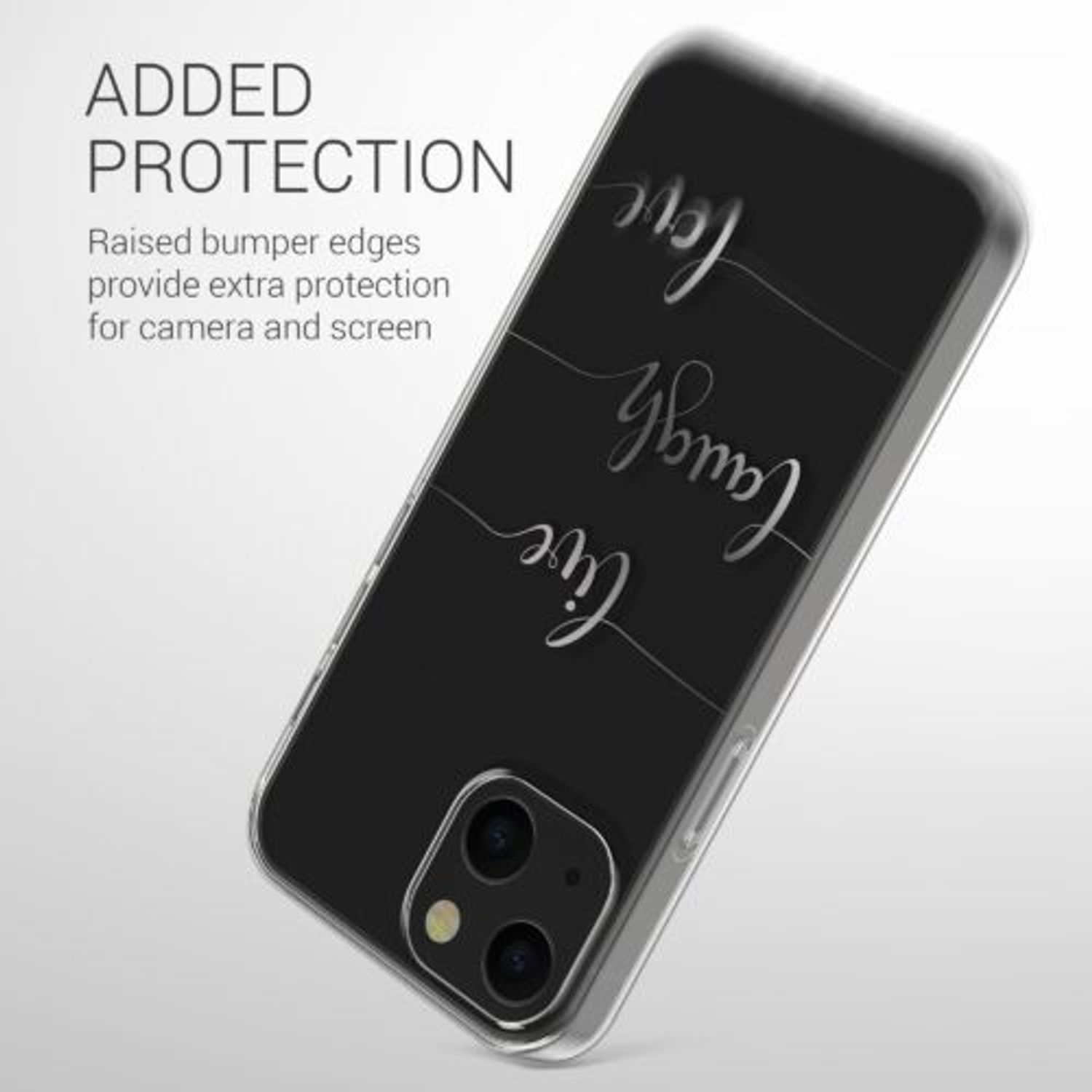 Husa pentru Apple iPhone 13 Mini, Silicon, Transparent, 57142.02, Kwmobile fotografia produsului View 9 L