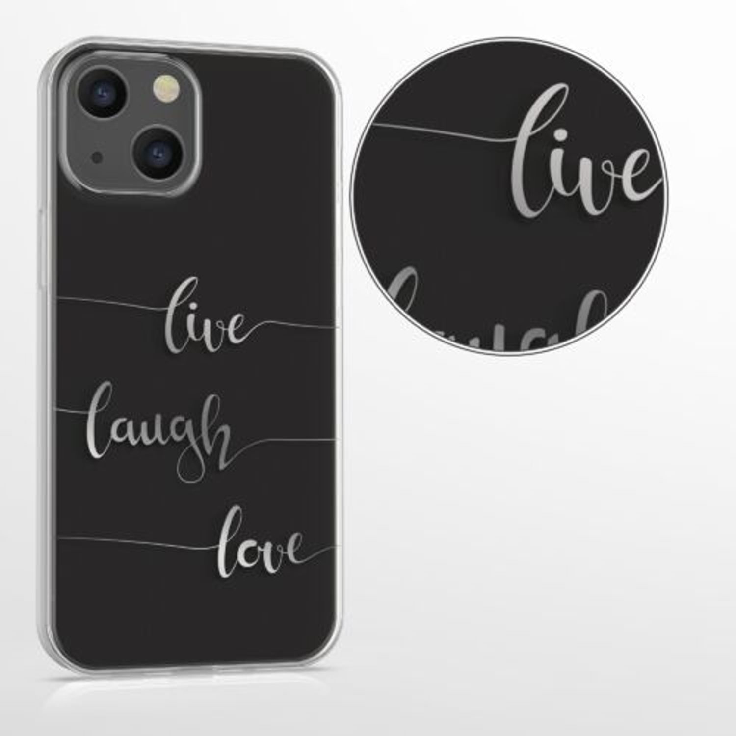 Husa pentru Apple iPhone 13 Mini, Silicon, Transparent, 57142.02, Kwmobile fotografia produsului View 10 L