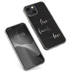 Husa pentru Apple iPhone 13 Mini, Silicon, Transparent, 57142.02, Kwmobile fotografia produsului View 2 S