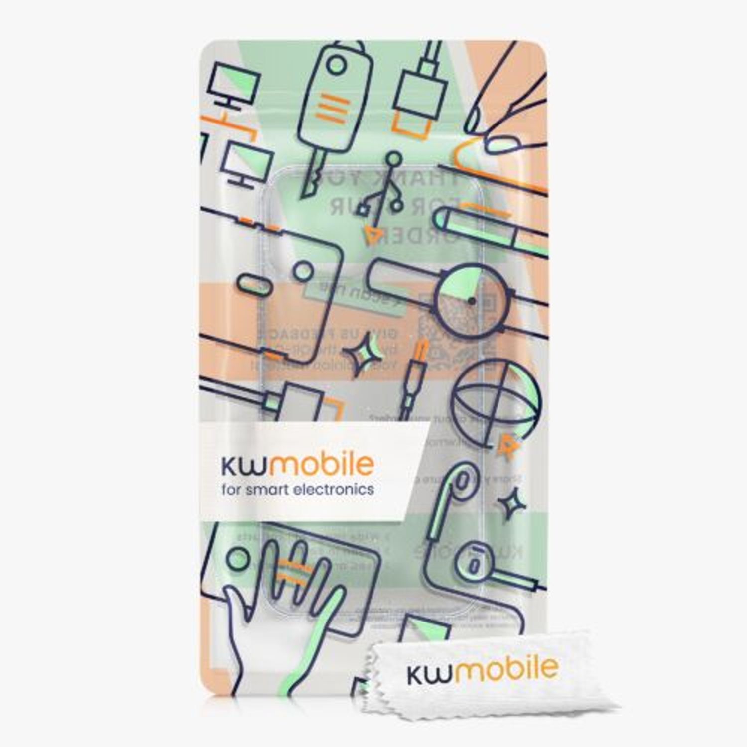 Husa pentru Apple iPhone 13 Mini, Silicon, Transparent, 56797.01, Kwmobile fotografia produsului View 6 L