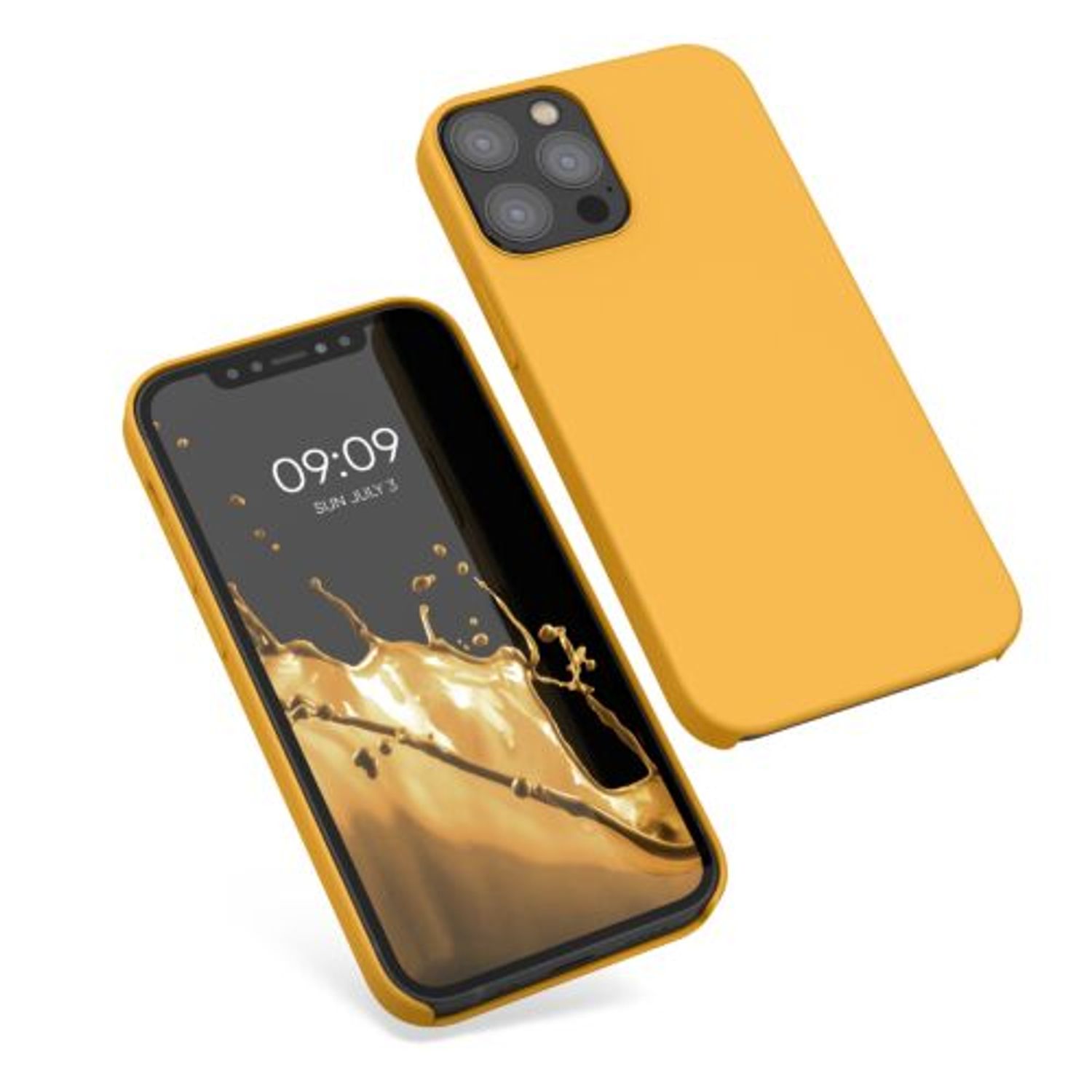 Husa pentru iPhone 12/iPhone 12 Pro, Silicon, Portocaliu, 52641.191 fotografia produsului View 2 L