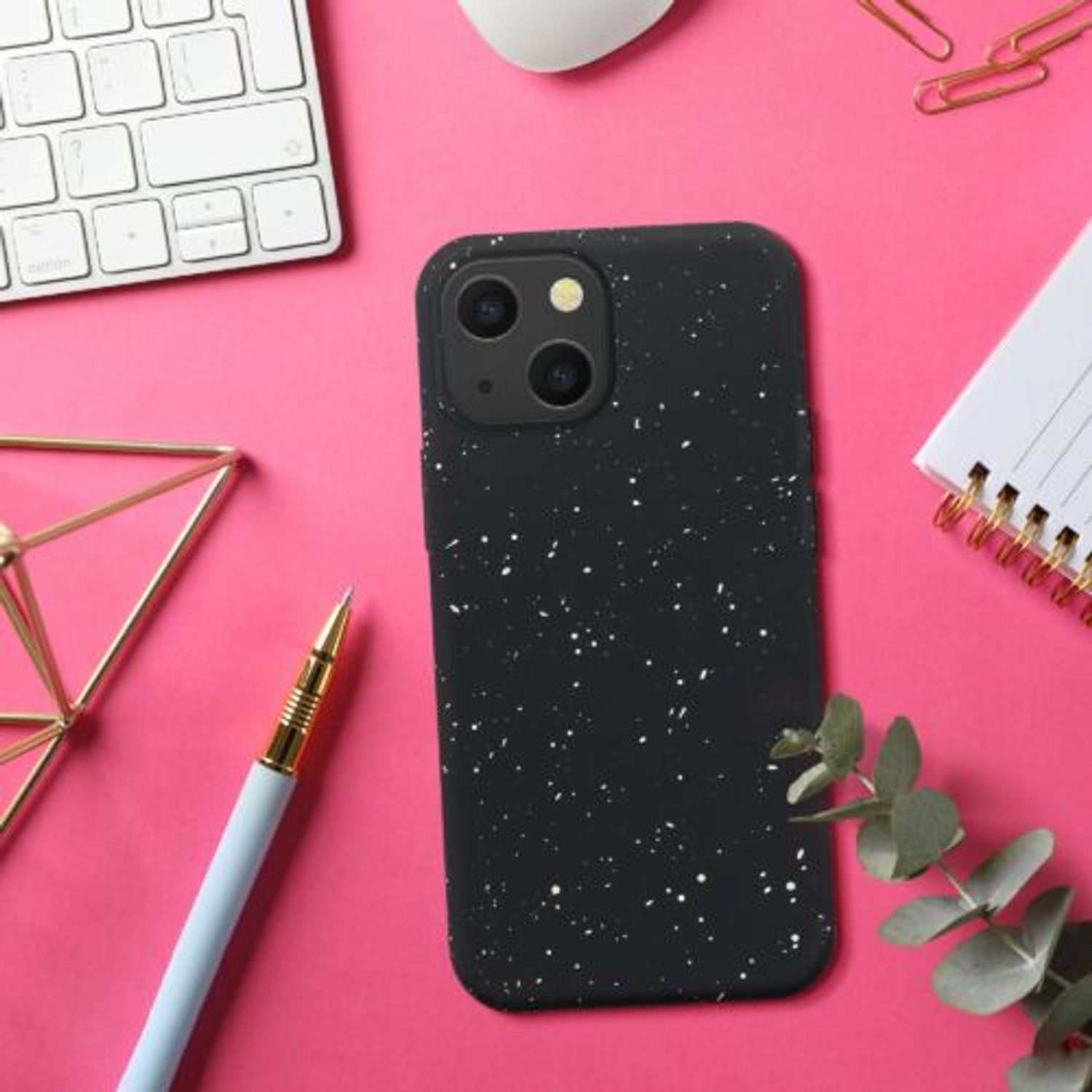Husa pentru Apple iPhone 13 Mini, Silicon, Negru, 56883.01, Kwmobile fotografia produsului View 6 L