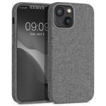 Husa pentru Apple iPhone 13 Mini, Textil, Gri, 56770.22, Kwmobile fotografia produsului