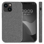 Husa pentru Apple iPhone 13 Mini, Textil, Gri, 56770.22, Kwmobile fotografia produsului View 2 S