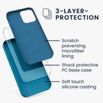 Husa pentru iPhone 12/iPhone 12 Pro, Silicon, Albastru, 52641.224 fotografia produsului View 3 S