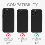 Husa pentru Apple iPhone 13 Pro, Lemn, Rosu, 55968.20, Kwmobile fotografia produsului View 4 S