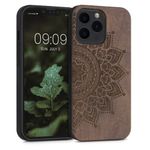 Husa pentru Apple iPhone 13 Pro, Lemn, Maro, 55967.06, Kwmobile fotografia produsului