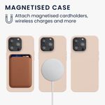 Husa pentru Apple iPhone 13 Pro, Silicon, Crem, 56560.10, Kwmobile fotografia produsului View 3 S